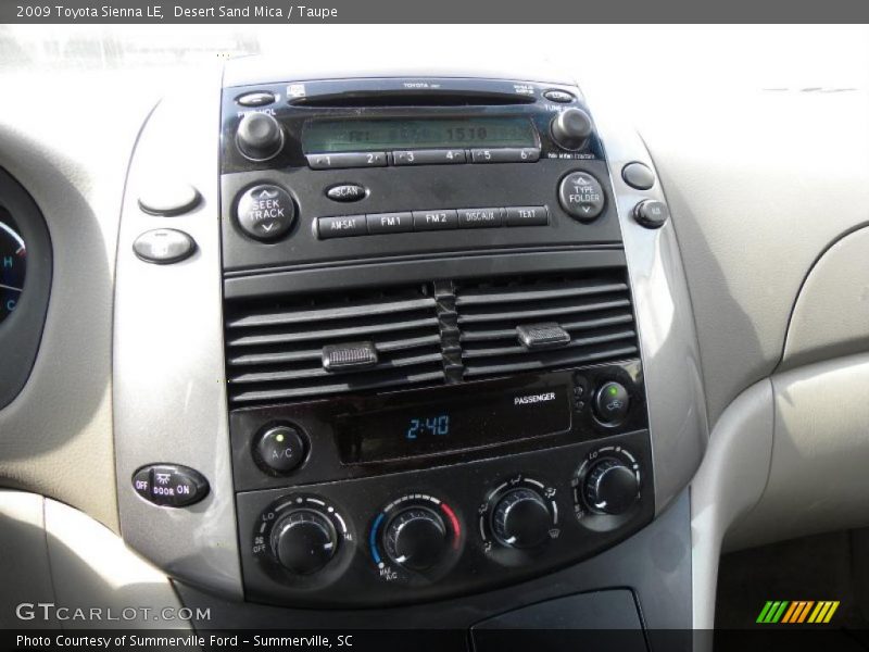 Desert Sand Mica / Taupe 2009 Toyota Sienna LE
