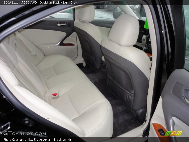 Obsidian Black / Light Gray 2009 Lexus IS 250 AWD
