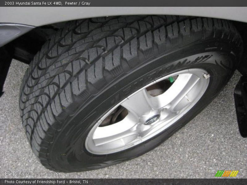 Pewter / Gray 2003 Hyundai Santa Fe LX 4WD