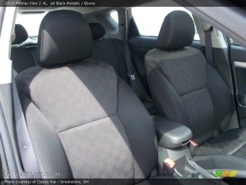 Jet Black Metallic / Ebony 2010 Pontiac Vibe 2.4L