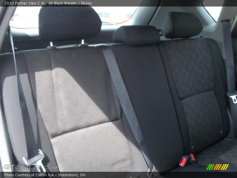 Jet Black Metallic / Ebony 2010 Pontiac Vibe 2.4L