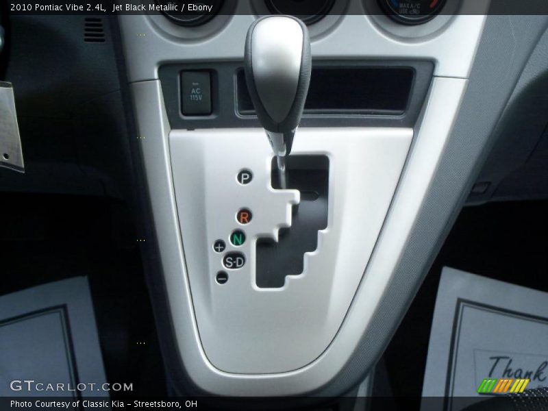  2010 Vibe 2.4L 5 Speed Automatic Shifter