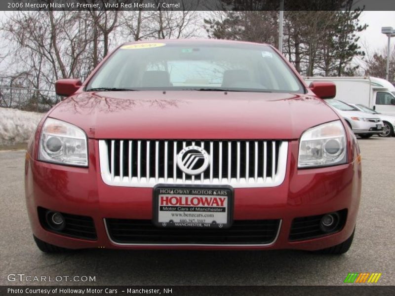 Vivid Red Metallic / Camel 2006 Mercury Milan V6 Premier