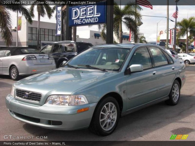 Silver Green Metallic / Taupe/Light Taupe 2003 Volvo S40 1.9T