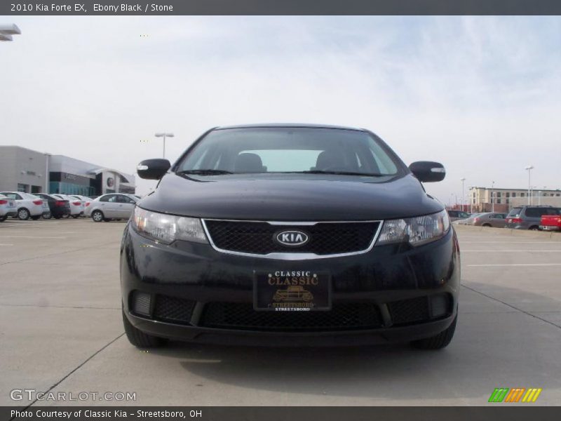 Ebony Black / Stone 2010 Kia Forte EX