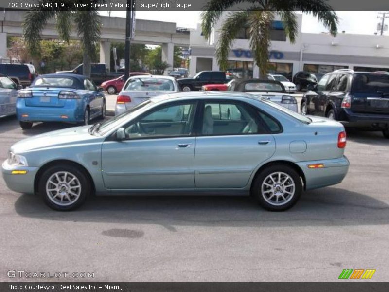 Silver Green Metallic / Taupe/Light Taupe 2003 Volvo S40 1.9T