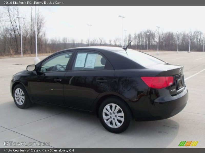 Ebony Black / Stone 2010 Kia Forte EX