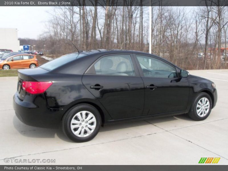 Ebony Black / Stone 2010 Kia Forte EX