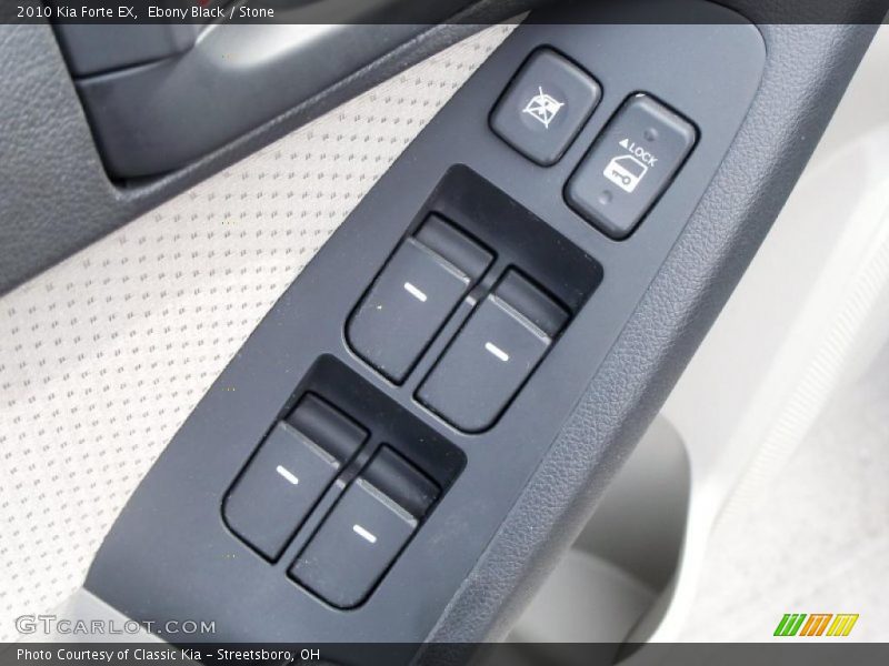 Ebony Black / Stone 2010 Kia Forte EX