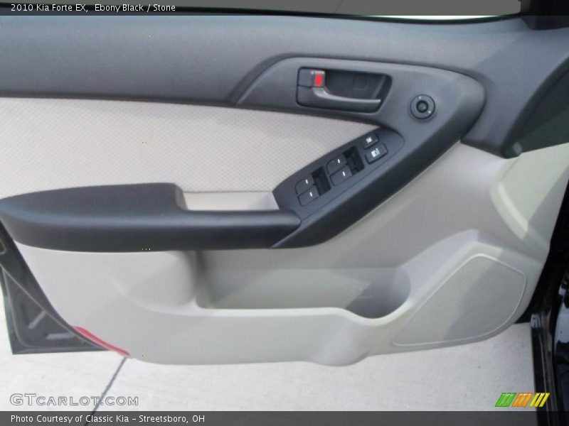 Ebony Black / Stone 2010 Kia Forte EX