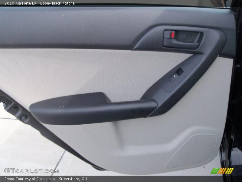 Ebony Black / Stone 2010 Kia Forte EX