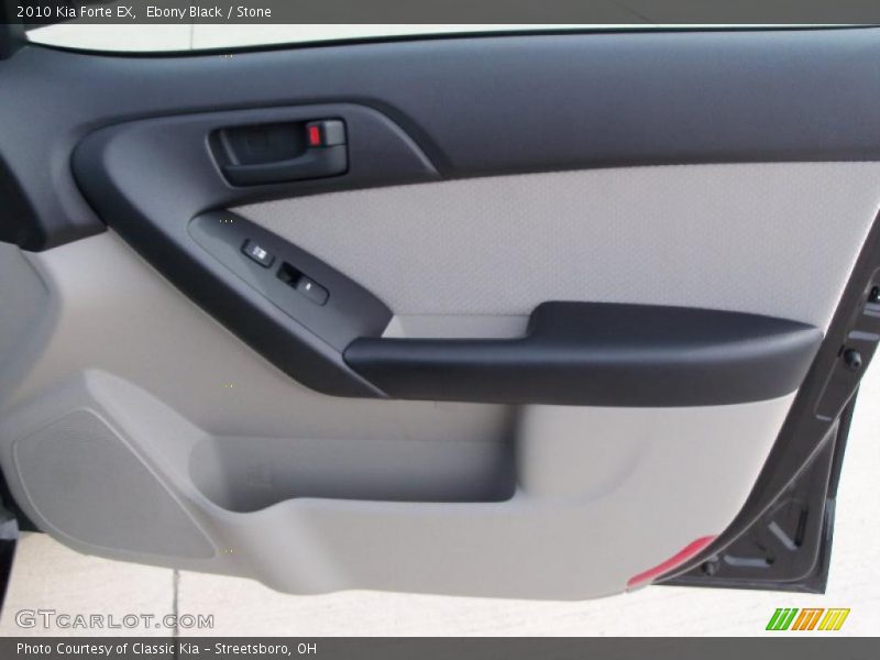 Ebony Black / Stone 2010 Kia Forte EX