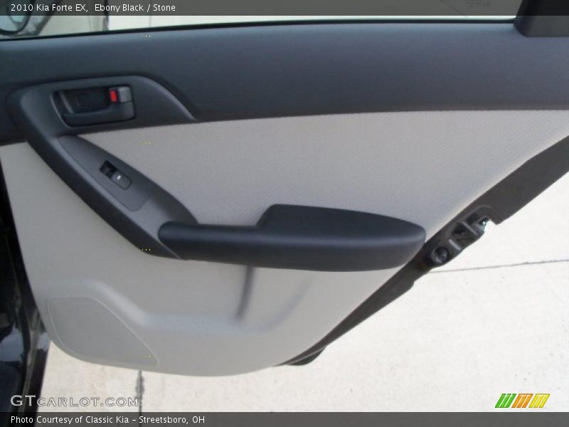 Ebony Black / Stone 2010 Kia Forte EX