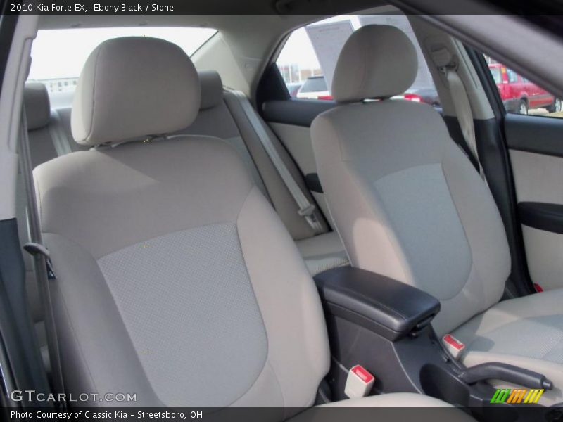 Ebony Black / Stone 2010 Kia Forte EX