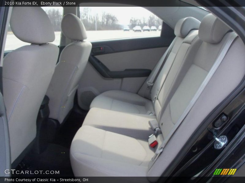Ebony Black / Stone 2010 Kia Forte EX