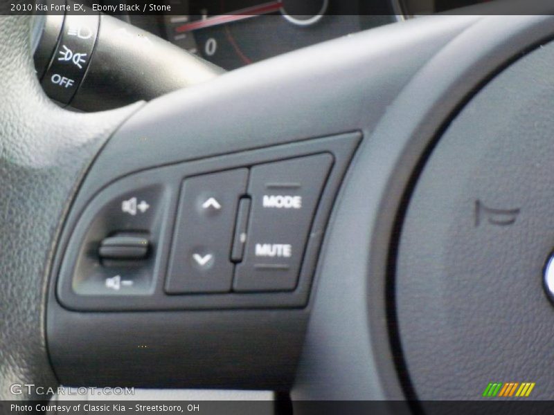 Ebony Black / Stone 2010 Kia Forte EX