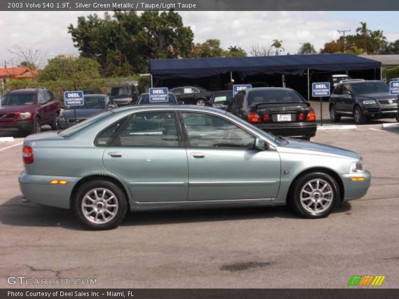 Silver Green Metallic / Taupe/Light Taupe 2003 Volvo S40 1.9T