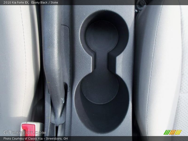 Ebony Black / Stone 2010 Kia Forte EX
