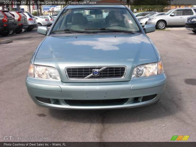 Silver Green Metallic / Taupe/Light Taupe 2003 Volvo S40 1.9T