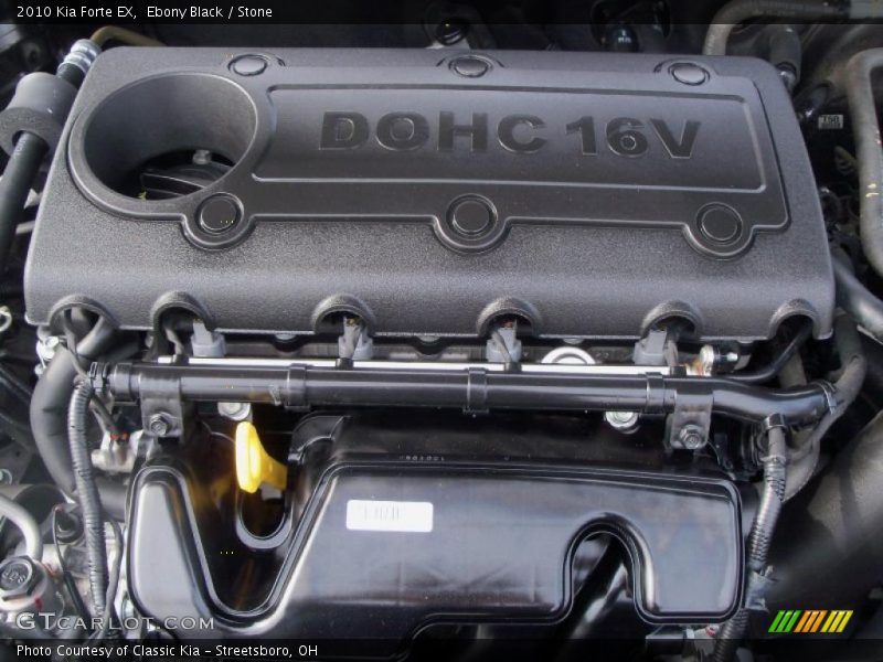 Ebony Black / Stone 2010 Kia Forte EX