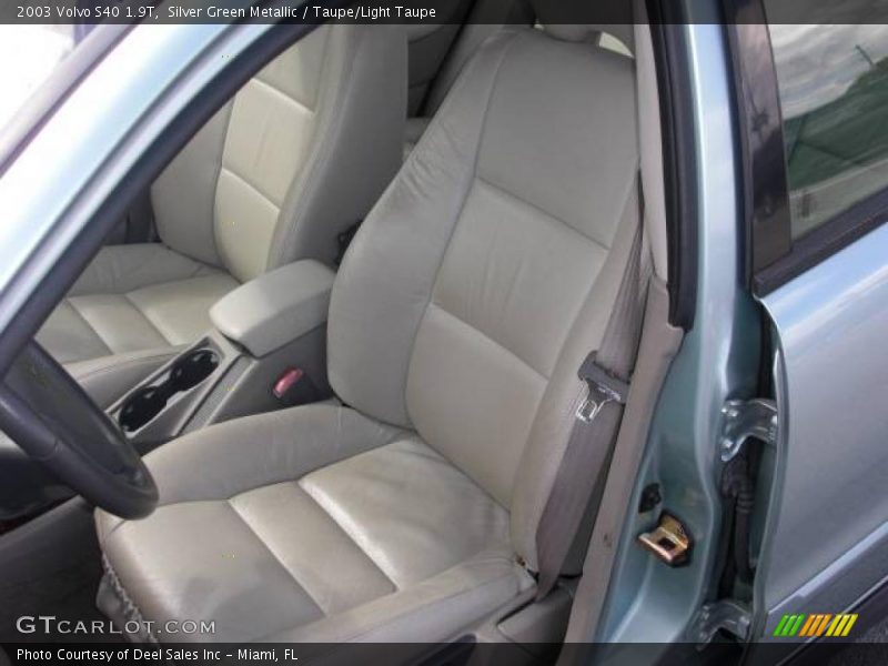 Silver Green Metallic / Taupe/Light Taupe 2003 Volvo S40 1.9T