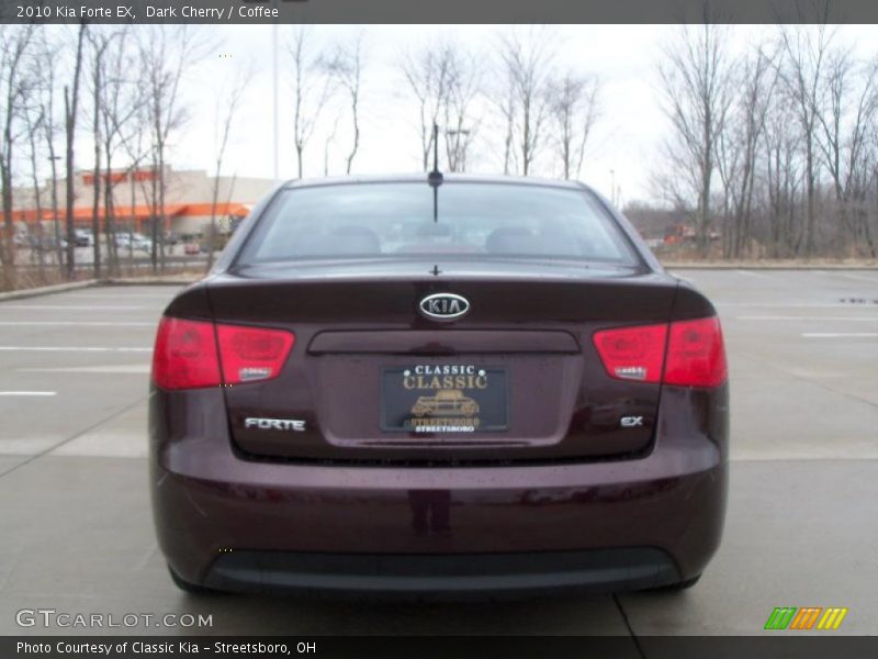 Dark Cherry / Coffee 2010 Kia Forte EX