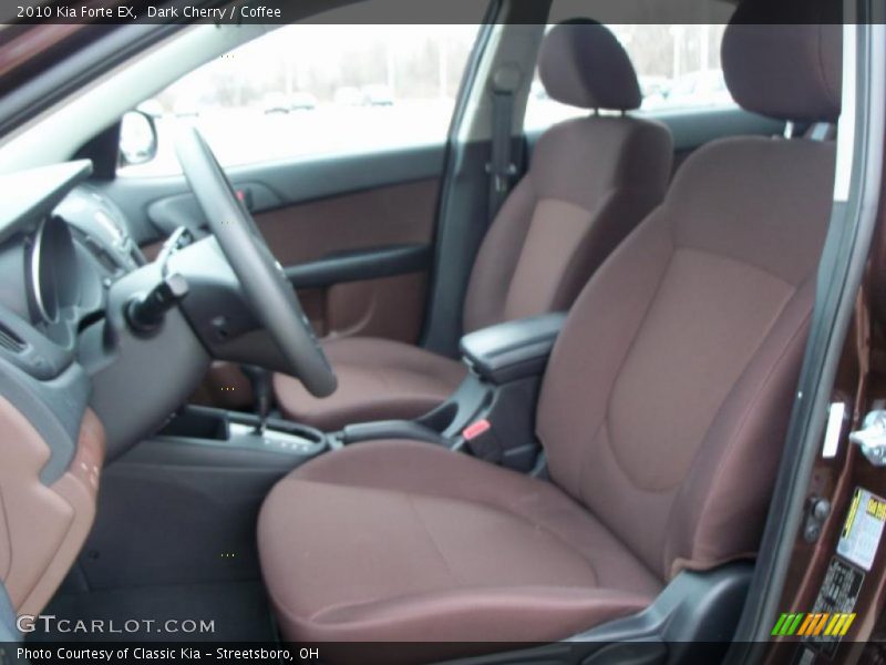 Dark Cherry / Coffee 2010 Kia Forte EX