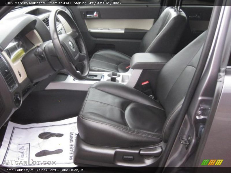 Sterling Grey Metallic / Black 2009 Mercury Mariner V6 Premier 4WD