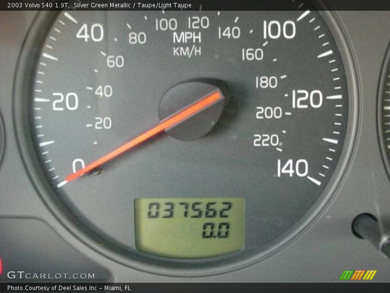 Silver Green Metallic / Taupe/Light Taupe 2003 Volvo S40 1.9T