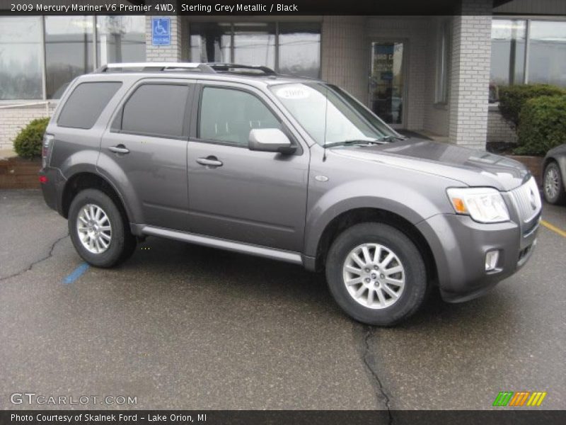 Sterling Grey Metallic / Black 2009 Mercury Mariner V6 Premier 4WD