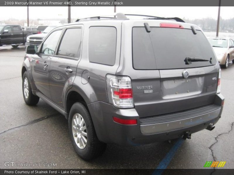 Sterling Grey Metallic / Black 2009 Mercury Mariner V6 Premier 4WD