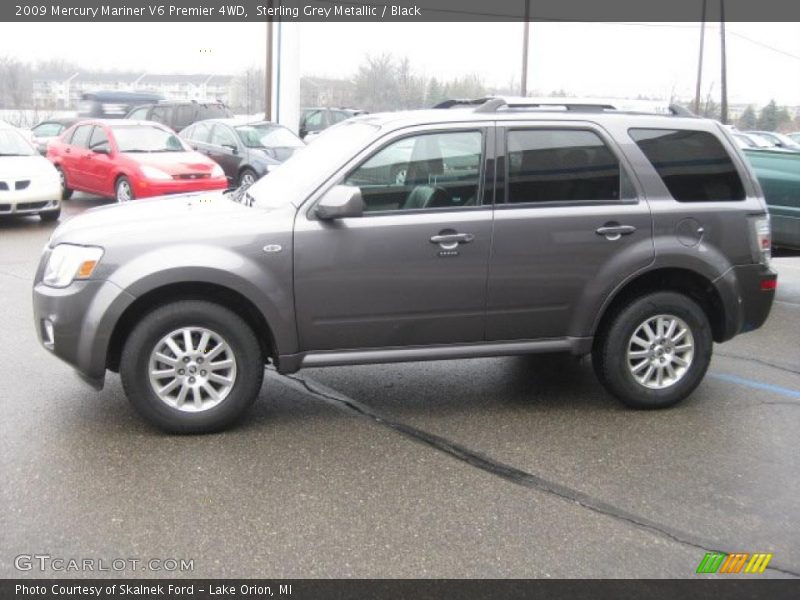 Sterling Grey Metallic / Black 2009 Mercury Mariner V6 Premier 4WD
