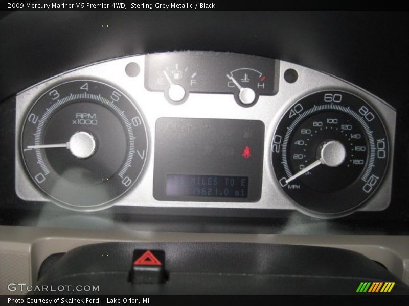 Sterling Grey Metallic / Black 2009 Mercury Mariner V6 Premier 4WD