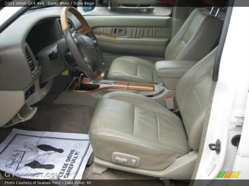  2001 QX4 4x4 Stone Beige Interior