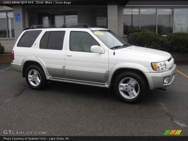 Dover White / Stone Beige 2001 Infiniti QX4 4x4