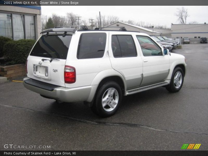 Dover White / Stone Beige 2001 Infiniti QX4 4x4