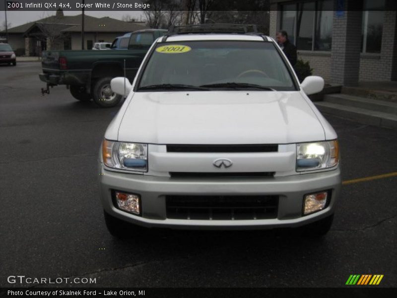 Dover White / Stone Beige 2001 Infiniti QX4 4x4