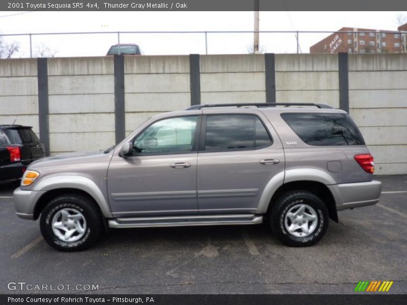 Thunder Gray Metallic / Oak 2001 Toyota Sequoia SR5 4x4