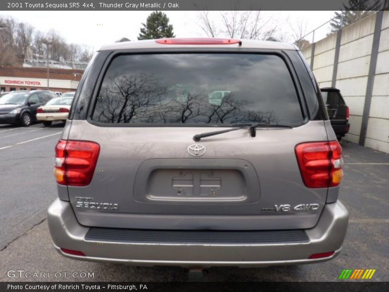 Thunder Gray Metallic / Oak 2001 Toyota Sequoia SR5 4x4