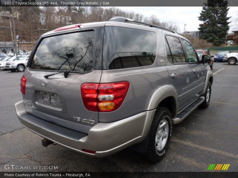 Thunder Gray Metallic / Oak 2001 Toyota Sequoia SR5 4x4