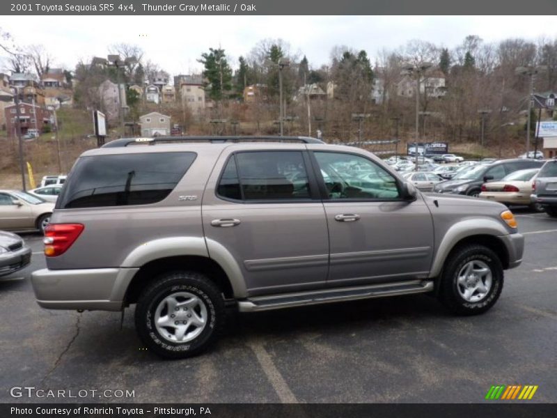 Thunder Gray Metallic / Oak 2001 Toyota Sequoia SR5 4x4
