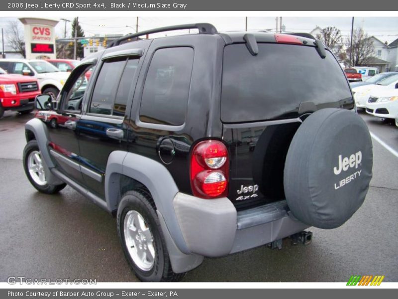 Black / Medium Slate Gray 2006 Jeep Liberty CRD Sport 4x4