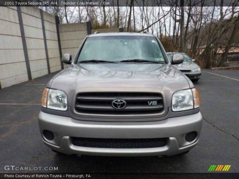 Thunder Gray Metallic / Oak 2001 Toyota Sequoia SR5 4x4