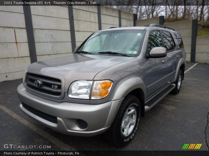 Thunder Gray Metallic / Oak 2001 Toyota Sequoia SR5 4x4