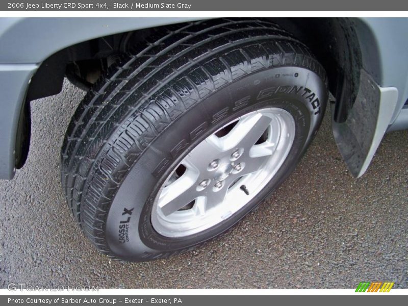 Black / Medium Slate Gray 2006 Jeep Liberty CRD Sport 4x4