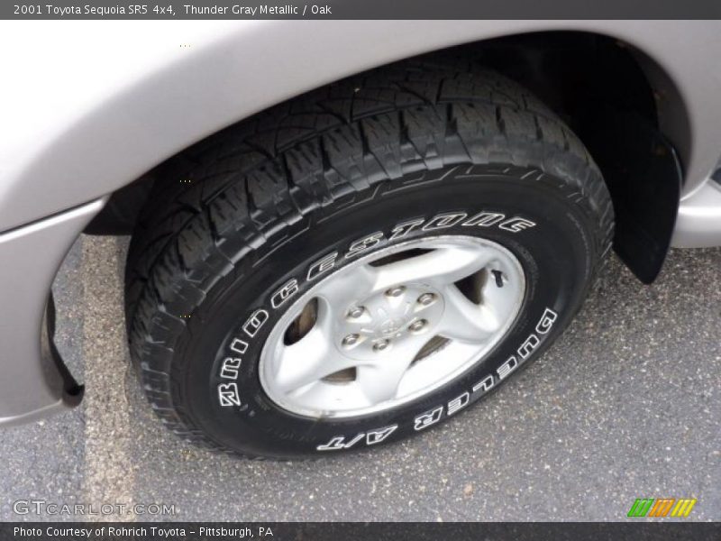 Thunder Gray Metallic / Oak 2001 Toyota Sequoia SR5 4x4