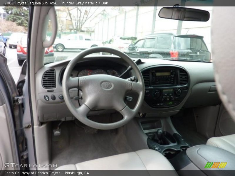 Thunder Gray Metallic / Oak 2001 Toyota Sequoia SR5 4x4