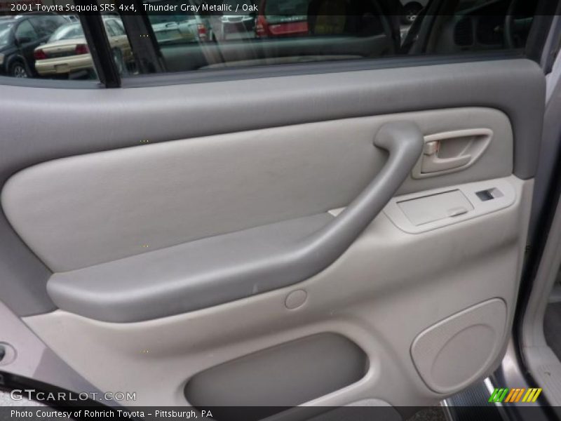 Thunder Gray Metallic / Oak 2001 Toyota Sequoia SR5 4x4