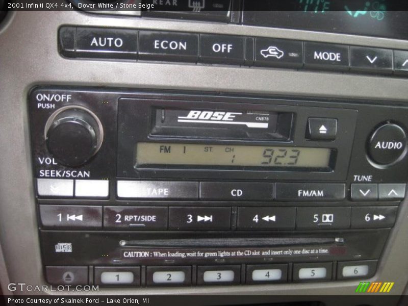 Controls of 2001 QX4 4x4