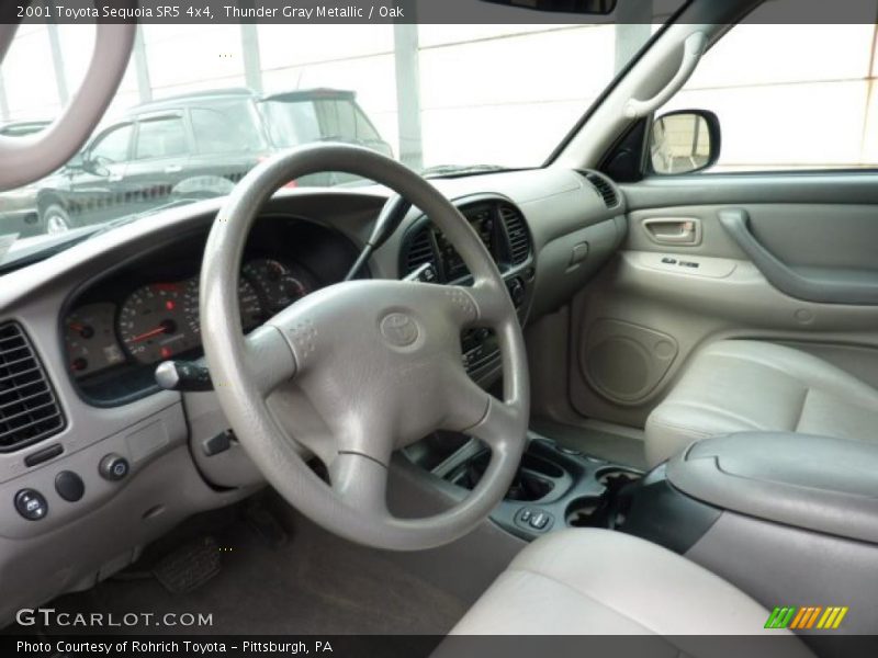 Thunder Gray Metallic / Oak 2001 Toyota Sequoia SR5 4x4